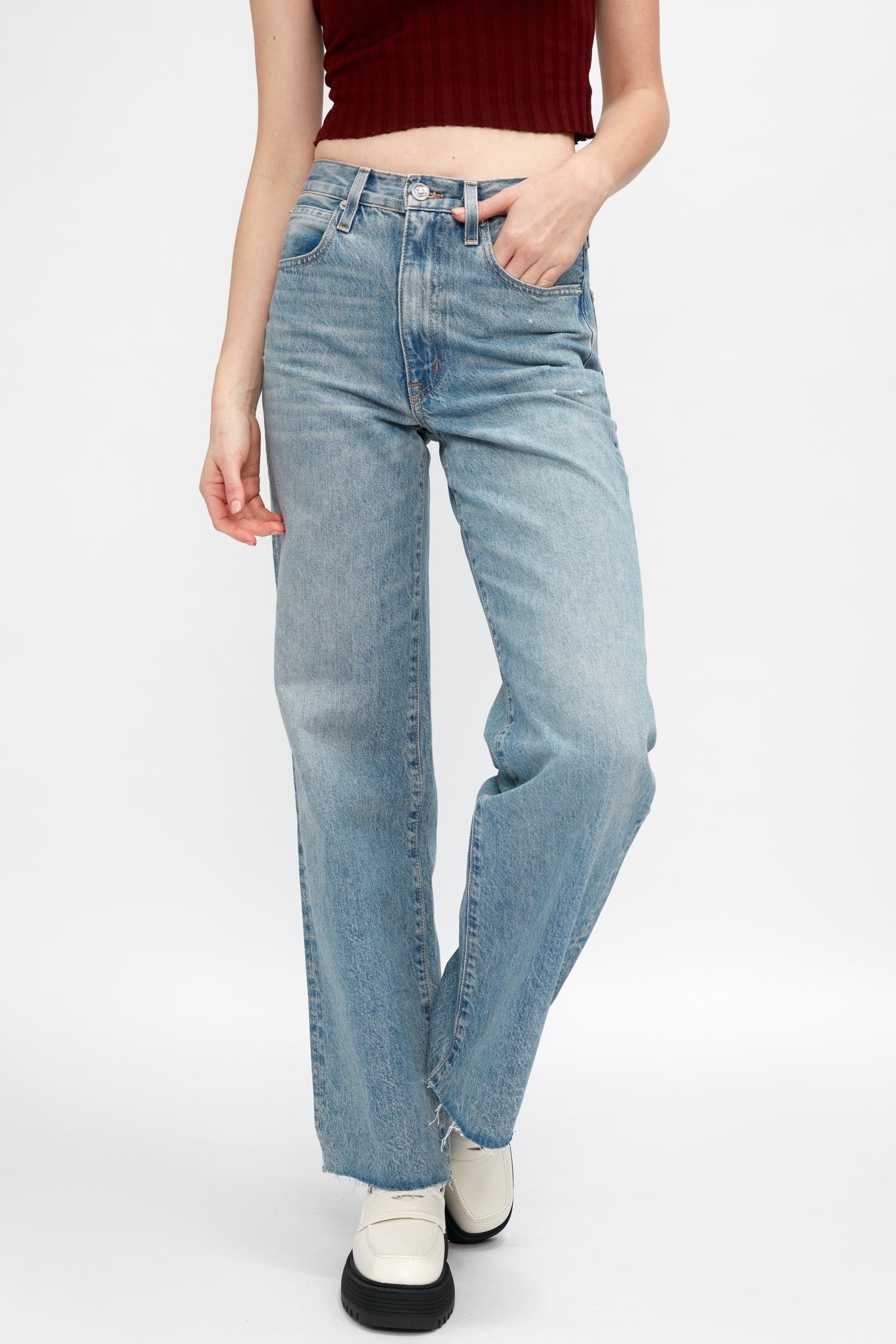 SLVRLAKE shops high-rise Jeans