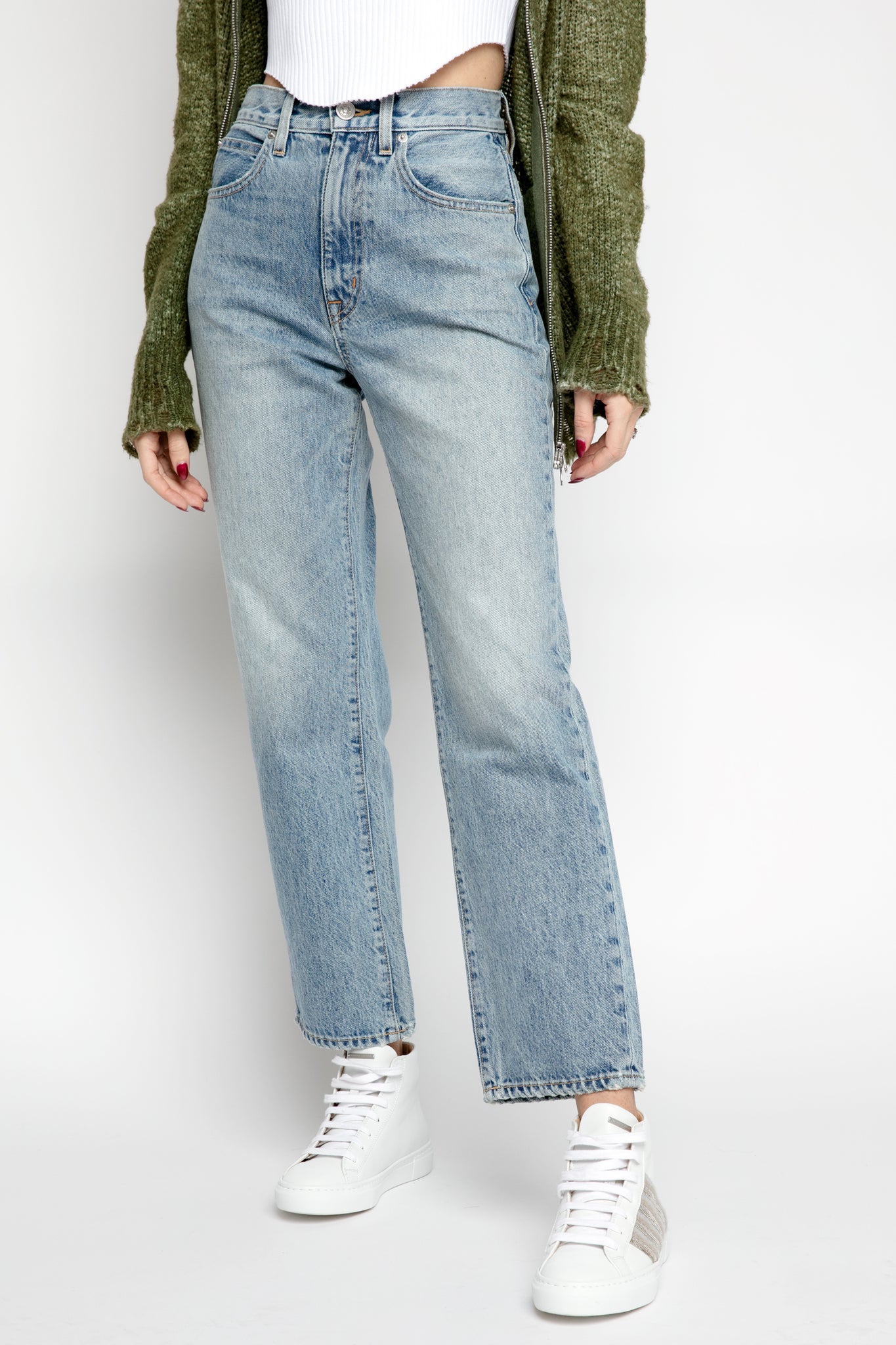 Buy London Crop Jean in Wild Thing | SLVRLAKE - T. Boutique