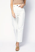 SLVRLAKE London Crop Jean in White