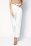 SLVRLAKE London Crop Jean in White