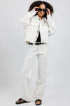 SLVRLAKE Mica Jean in White