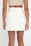 SLVRLAKE Savior Skirt in Natural White
