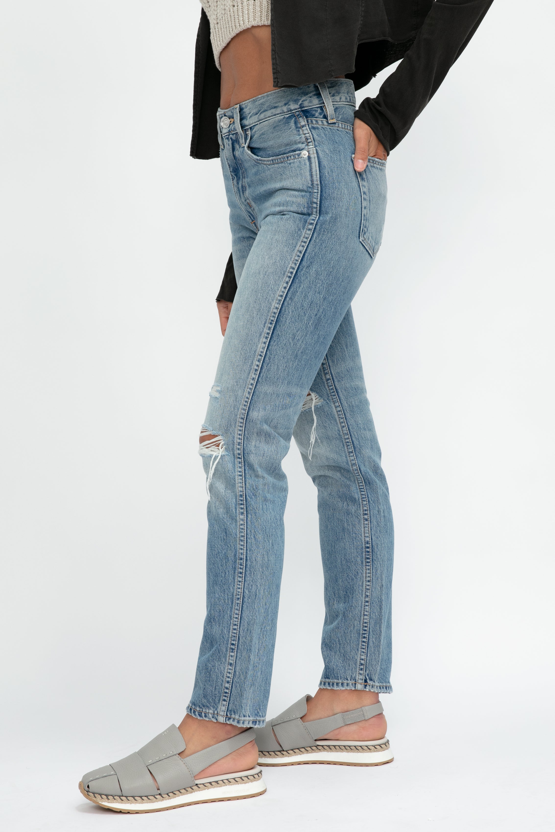 SLVRLAKE Virginia Slim online Love song jeans