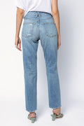 SLVRLAKE Virginia Slim Jeans in Rolling Waters