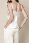 SABLYN Gloria Silk Camisole in Winter White
