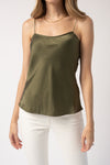 FRAME Simple Cami in Military