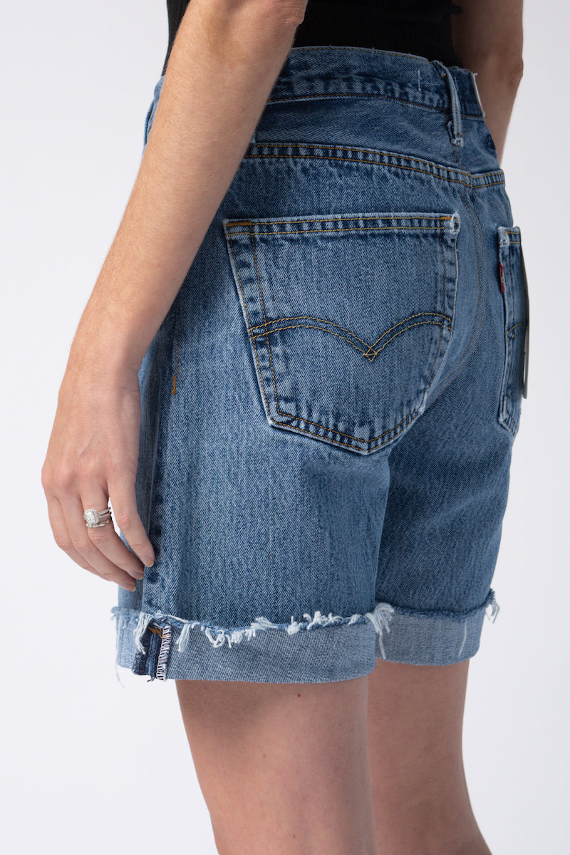 RE/DONE 90s Relaxed Short in Indigo