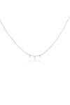L.A. STEIN Celeste 3 Floating Diamond Necklace in White Gold