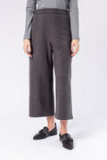 FABIANA FILIPPI Cropped Trouser in Agate Brown and Grey