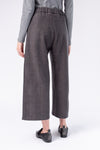 FABIANA FILIPPI Cropped Trouser in Agate Brown and Grey