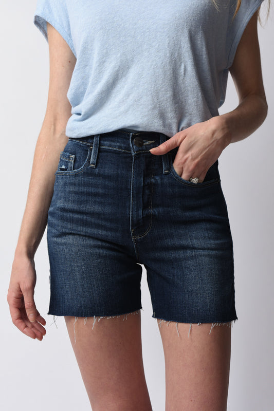 FRAME Le Tour Short Raw Edge Azuza