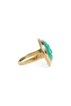 L.A. STEIN Chrysoprase Man in the Moon Ring