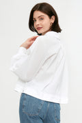 TANDEM Long Sleeve Shirt in Optical White