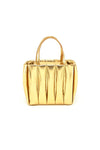 THEMOIRè Aria Laminated Bag in Gold
