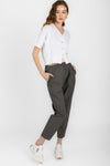 TRANSIT Front Seam Trouser Pant in Grey