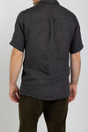 TRANSIT Linen Shirt in Charcoal
