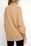 TRANSIT Turtleneck Sweater in Camel