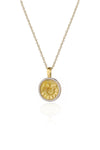VELINA Diamond Zodiac Pendant in 18k Yellow Gold