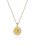 VELINA Diamond Zodiac Pendant in 18k Yellow Gold