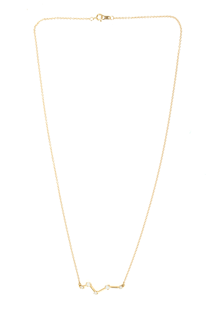 VELINA 14kt Opal and Diamond Constellation Necklace
