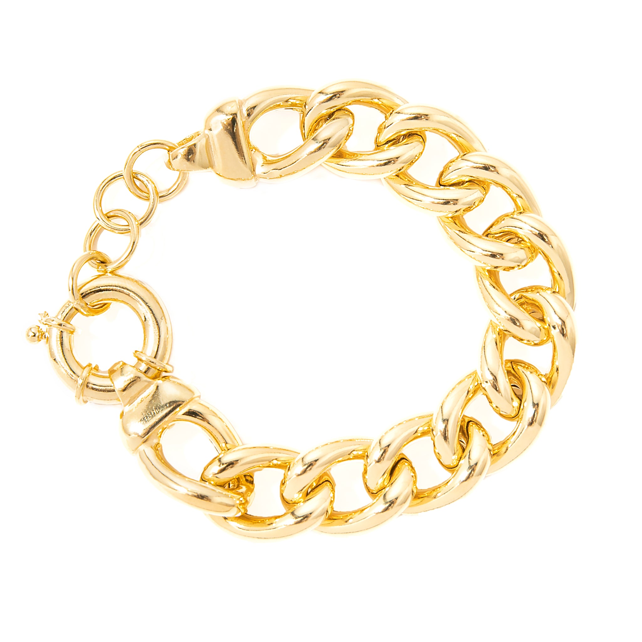 VELINA 925 Gold Large Grumetta Bracelet