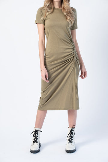 RAG & BONE Ina Dress in Light Olive